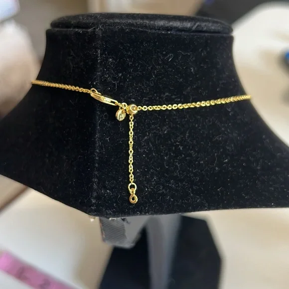 Pandora Collier Gold and Cubic Zirconia Infinity Necklace New - Picture 8 of 8